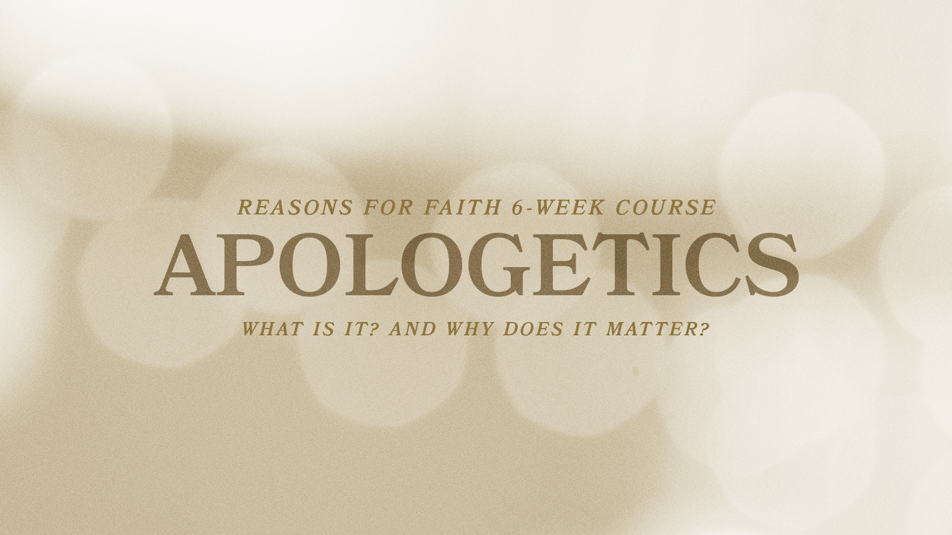 Razones para el estudio de la apologética de la fe